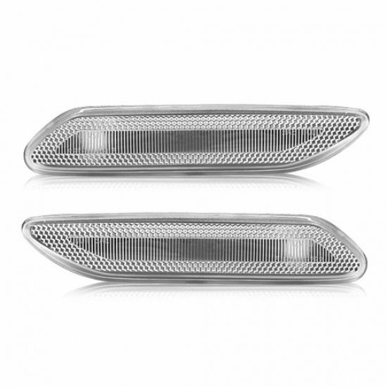 

For Mini Cooper Countryman 2012-2017 R60 R61 Fender Side Marker Light Clear Lens