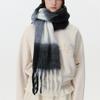New large plaid scarf women's autumn and winter Korean version warm atmosphere thickened scarf scarf scarf
