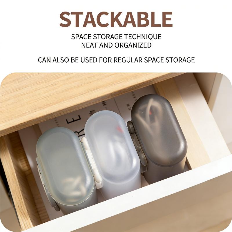 Data Cable Storage Box Dustproof Multi-Purpose Mobile Phone Holder Space Saving Small Object Earring Jewelry Strap Organizer