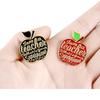 Alloy Customizable Apple Brooch Eyecatching Teacher Gift Enamel Pin Accessory Fashion