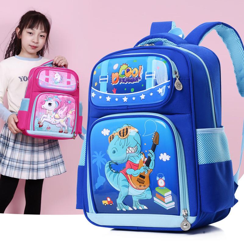 Adorable Backpack Cartoon For Elementary School Students Gender Neutral Durable Nylon Material