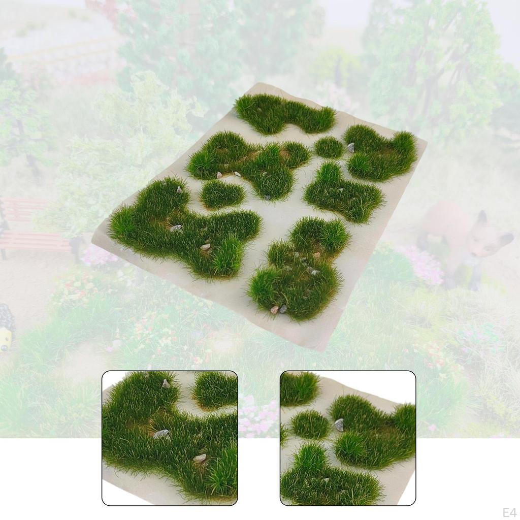 Grass Tufts Model Artificial Vegetation Groups DIY Ornaments Mini Landscape Simulation Cluster