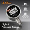 MORAY Sensore di Pressione Professionale 0,5% FS Display LCD Retroilluminato Per Aria Acqua Olio Fluido Multi-unità Regolabile 261P