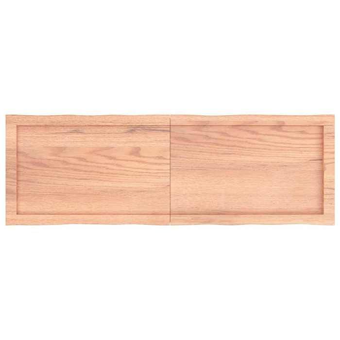 VidaXL Dessus de table bois chêne massif traité bordure assortie 363957