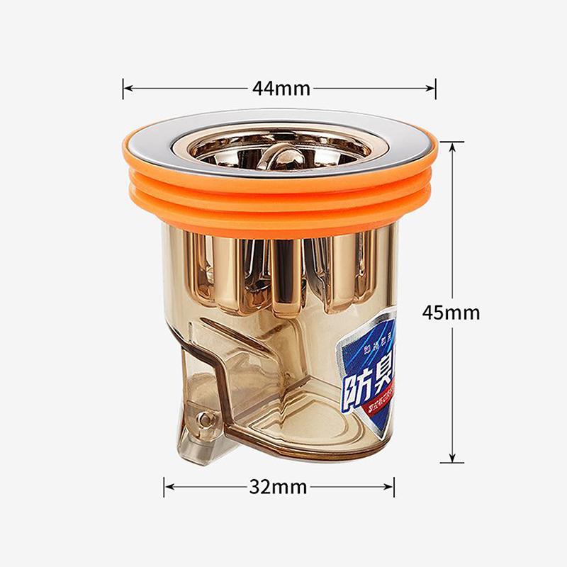 Gravity-Induction Floor Drain-Core Toilet Deodorant Anti-Odor No Smell Bathroom Toilet Sewer Shower Drain For Bathtub Kitchen