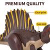 Jurassic Large Spinosaurus Dinosaur World Building Block Figure Movable Joint Prehistoric Animal Model Educational Assemble Toy