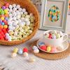 50 Pcs Easter Eggs, Reusable Easter Eggs, Colorful Mini Easter Eggs, DIY Easter Ornaments, Foam Easter Eggs For Wedding, Party Decor, Photography, Bas