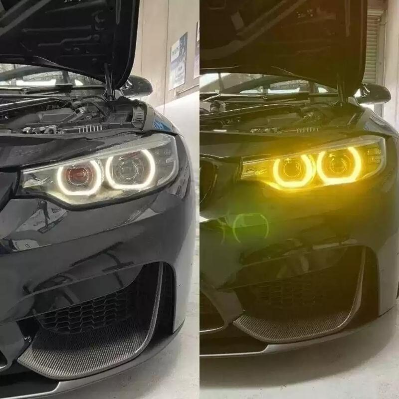 Yellow Angel Eyes DRL Boards For BMW M3 M4 X3 X5 X6 F06 F80 F32 F82 E92 Xenon Headlight Daytime Running Lights Chip 63117263051