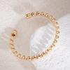 European & American High-End Gold Wire Multi-Layer Bracelet Necklace.
