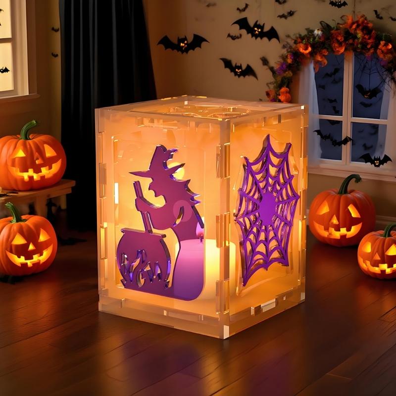 Halloween Silicone Molds for Decoration Lantern Witch Decoration Crafting and Holiday Party Decoration