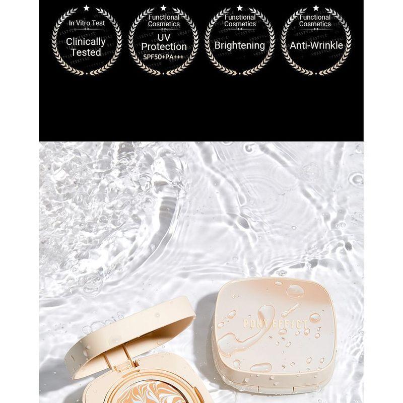 PONY EFFECT - Prime Protect Aqua Essence Pact - 2 Colors