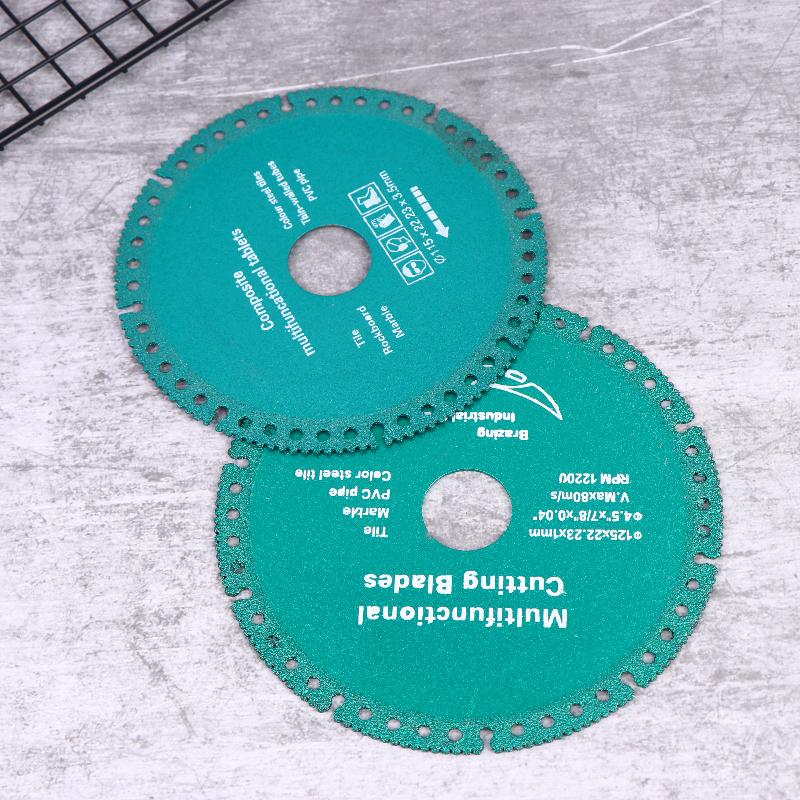 115mm / 125mm Hartlöt-Sägeblatt – 22,23mm Aufnahme Trennscheibe für Stahl, Gusseisen, Stahlbeton, Stein & Aluminium