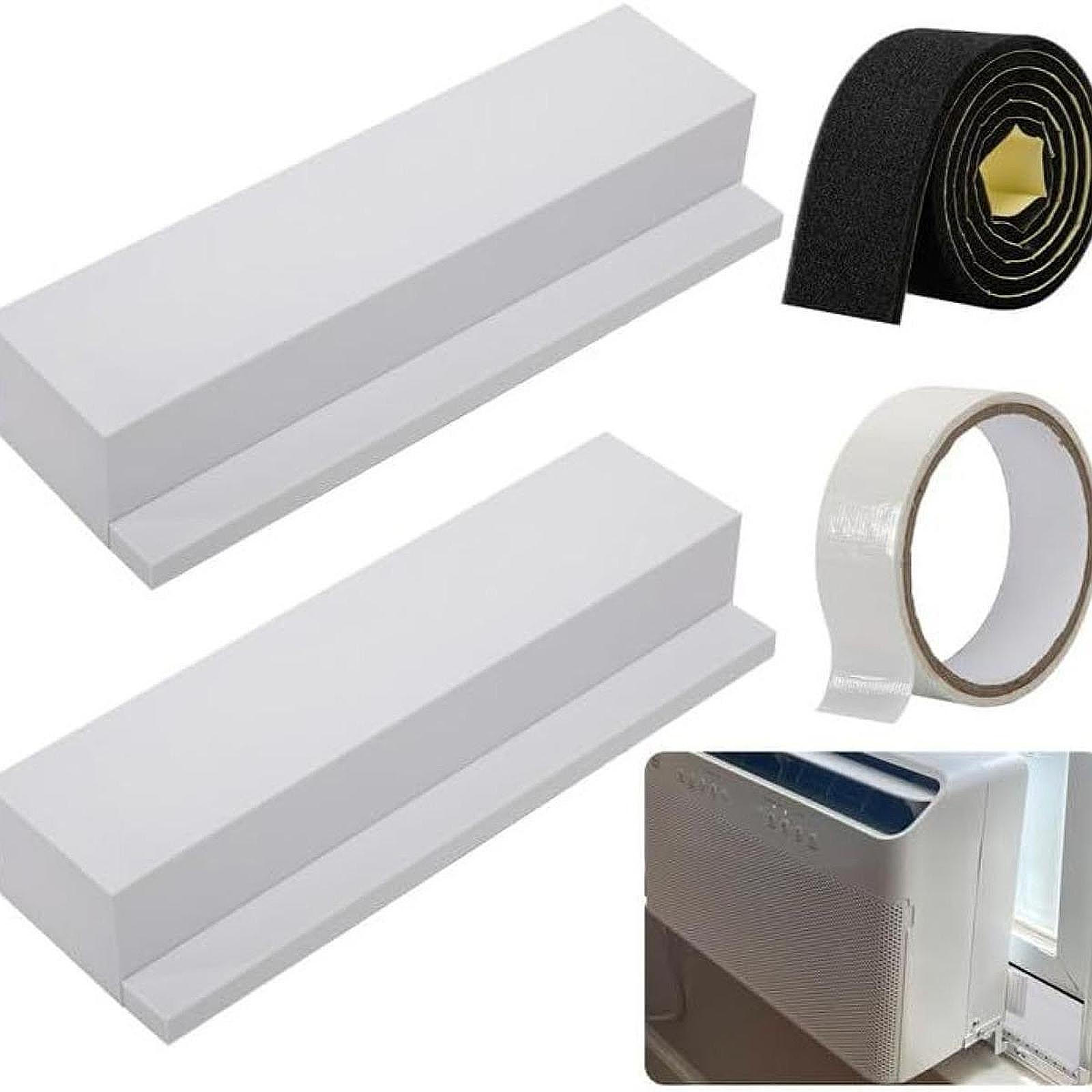 

Air Conditioner Kit with Tape Prevents Leakage. Easy to Use And Install. White Insulation. 2pcs