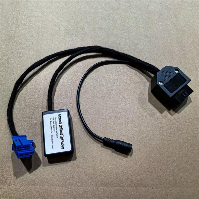 A03E-Automobile Dashboard Test Platform W205 W213 W253 W164 Cable For Mercedes-Benz Full LCD Trument Panel