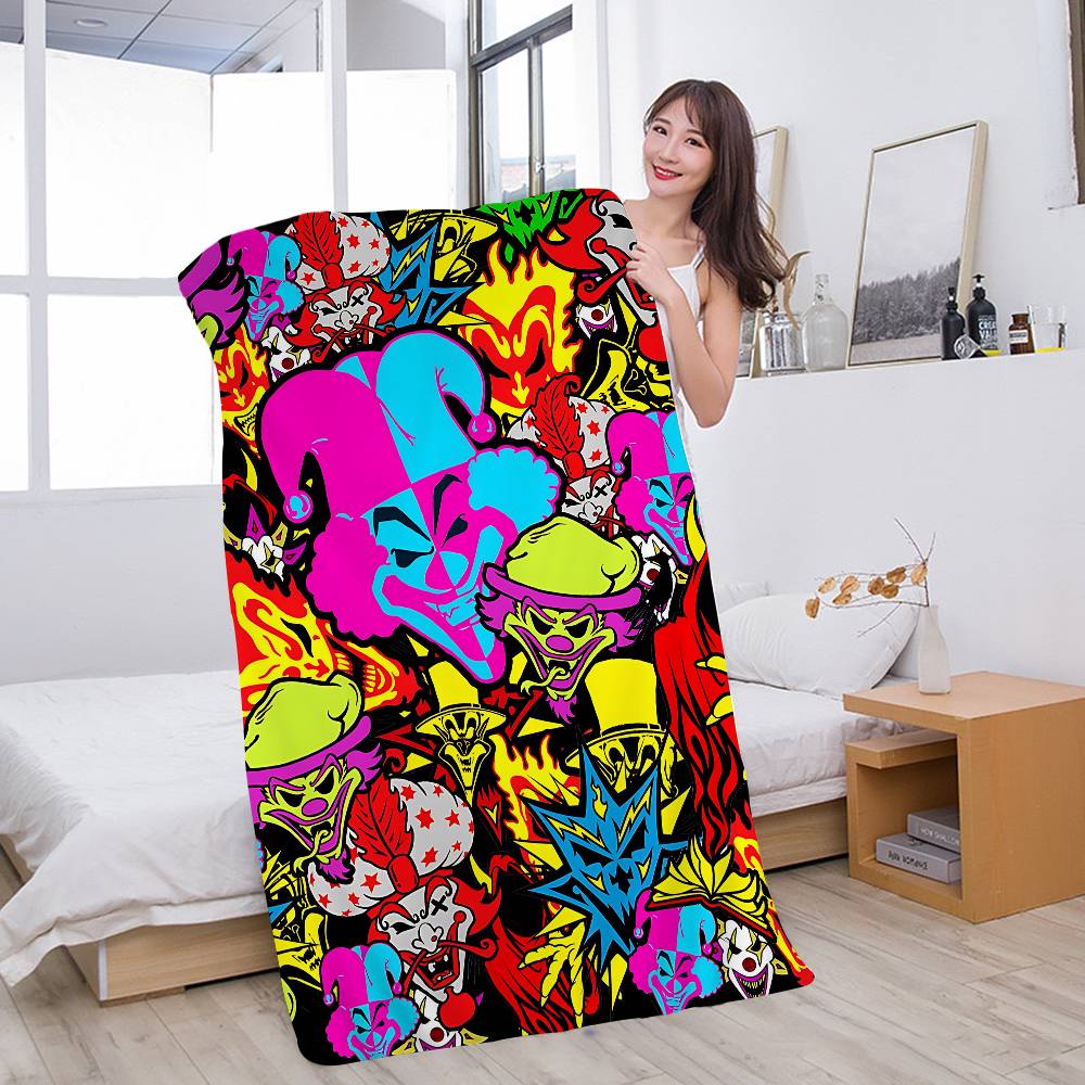 ICP Insane Clown Posse BANDA Manta de Microfibra Secagem Rápida Toalhas de Praia Impressão Oversized Super Absorvente Manta Toalha de Piscina