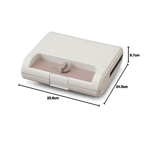 Iris Ohyama Hot Sand Maker Waffle Hot Sand 2 Types of Baking Molds Electric Wide Double 2 Pieces IMS-902-W White