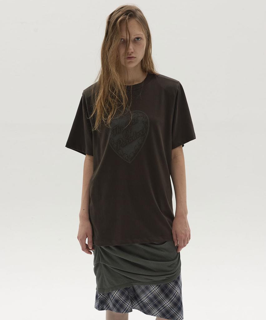 LCDC™ Detachable Pad Printed Tee (Brown)