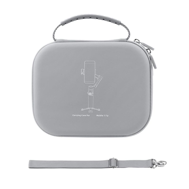 Protective Carrying Case for Mobile 7/7P Handheld Stabilizers with Soft Lining and Mesh Pocket for Accessories