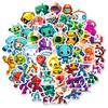 Pick Up The Leak! 50 Cartoon Charging Robot Stickers Creative Children Cartoon Robot Luggage