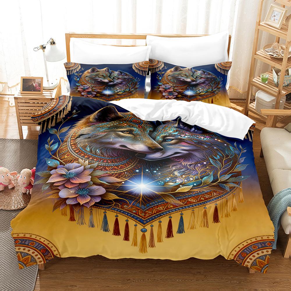 Luxury Floral Bedding Set Gold Butterfly 3D Print Duvet Cover Pillowcase Breathable Wrinkle-Free For Bedroom Decor