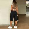 Women’s Casual Loose Fit Drawstring Waist Knee Length Shorts with Pockets for Everyday Wear and Comfort