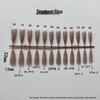 Jelly & Nude Wearable Nail Tips - 240 Pcs In Box: Ice Transparent & Colorful False Nails