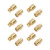 30 Sets Connector Plug 8.0 Gold Plated Brass High Accuracy Firm Connection Set Kit for Battery