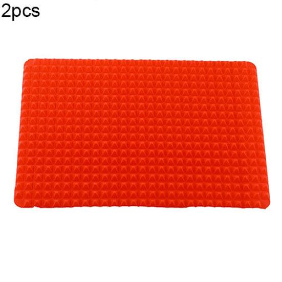 Kitchen Pyramid Pan Non-Stick Silicone Cooking Mat Oven Baking Tray Sheet