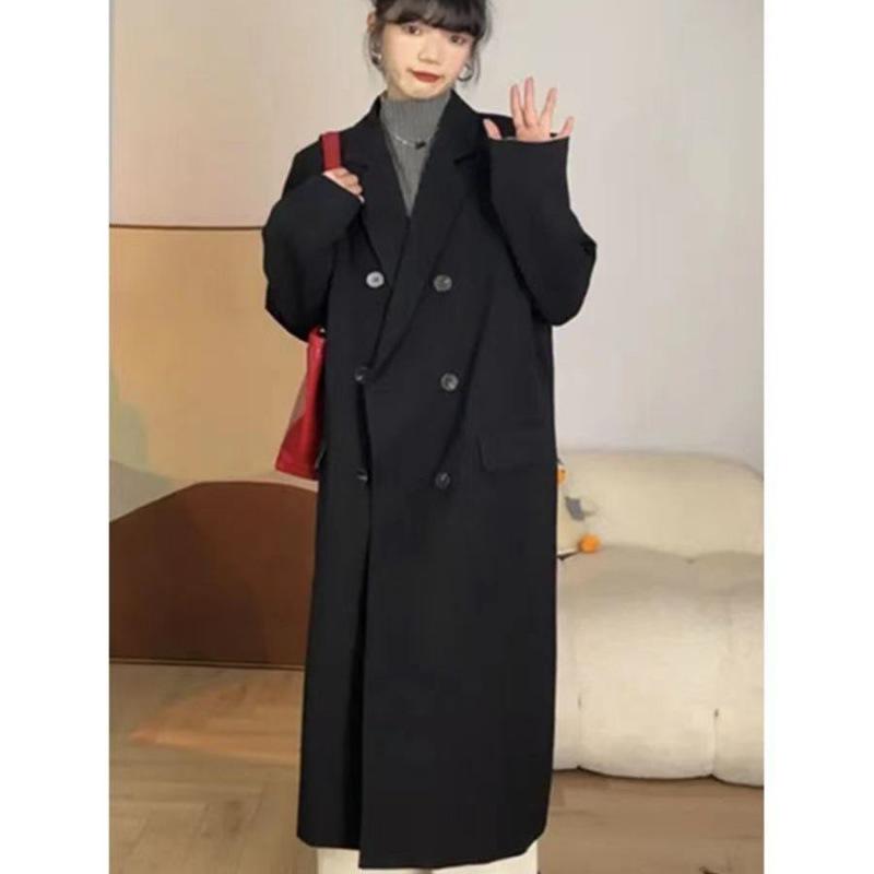 Women's 2023 Early Autumn Loose Gray Suit Jacket: Korean College-Style Windbreaker