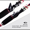 Casting Rod 2.1M 4 Piece Carbon Graphite Portable Baitcast Rod Inshore Fishing Pole Freshwater