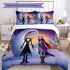 Christmas Nightmare Bedding Set Breathable Duvet Cover with Pillowcases Decorative Bed Linen for Bedroom Home Decoration Birthday Gift