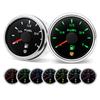 7 Color LED Auto Car 2"52mm Fuel Level Gauge with Flashing Alarm 0-190ohm Fuel Level Sensor 100-600mm  for Marine Boat