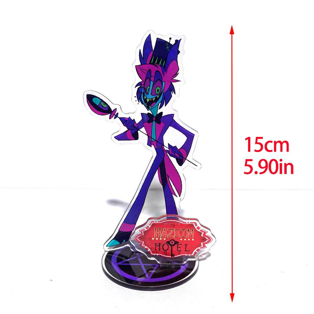 Neue 15CM Hazbin Hotel Charlie Morningstar Stand Acrylfiguren Vaggie Schreibtisch-Aufsteller Modell Dekoration Sammlung Geschenke
