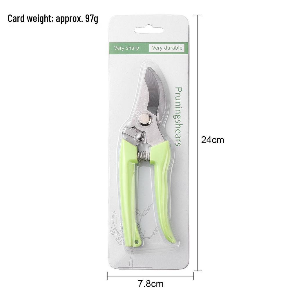 Heavy Duty Stainless Steel Pruning Shears - Multipurpose Garden and Fruit Picking Scissors