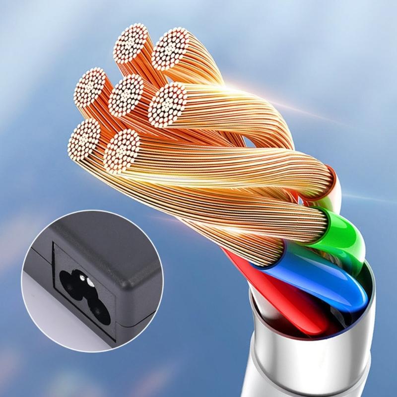 65W Type C Power Supply Rapid Laptop Charge Adapter Safe Overheats Protections Portable for Latitude