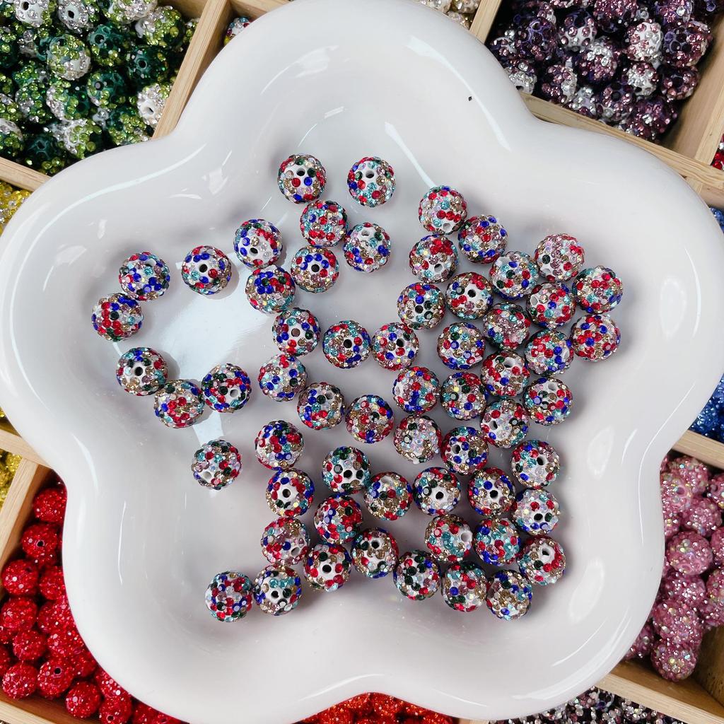 Handmade Rhinestone Crystal Beads for DIY Jewelry: Diamond Ball, Spacer, Pendant Materials