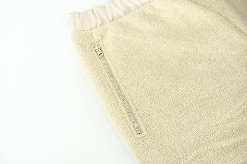 JACKALL Double Face Fleece Pants, Size S, Ecru