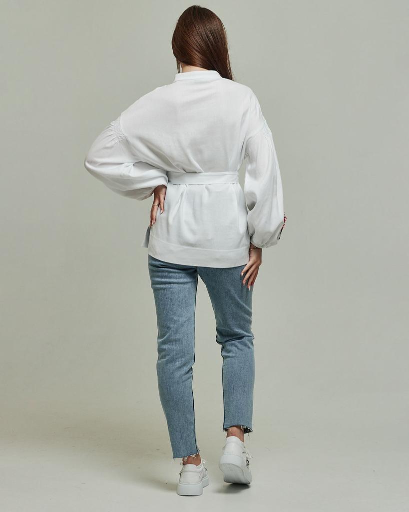 Hemd mit Gürtel Seam 151144 XS-S weiß