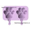 Silicone 3-Cavity Popsicle & Ice Cube Tray with Lid