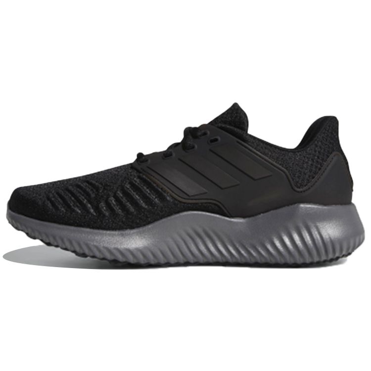 Adidas Alphabounce Rc 2.0 Универсальные Удобные Нескользящие Прочные Дышащие Низкие Кроссовки для Бега Мужские Кроссовки Черные AQ0551 42