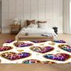 Non-slip 3D Heart Shape Rug Soft Plush for Living Room Bedroom Home Decor