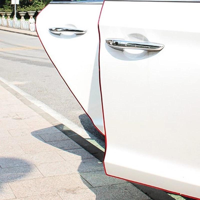 5M Car Door Edge Scratch Protector Strips Guard Trim U Type Car Door Protector Anti Collision Strips Car Decor Auto Accessories