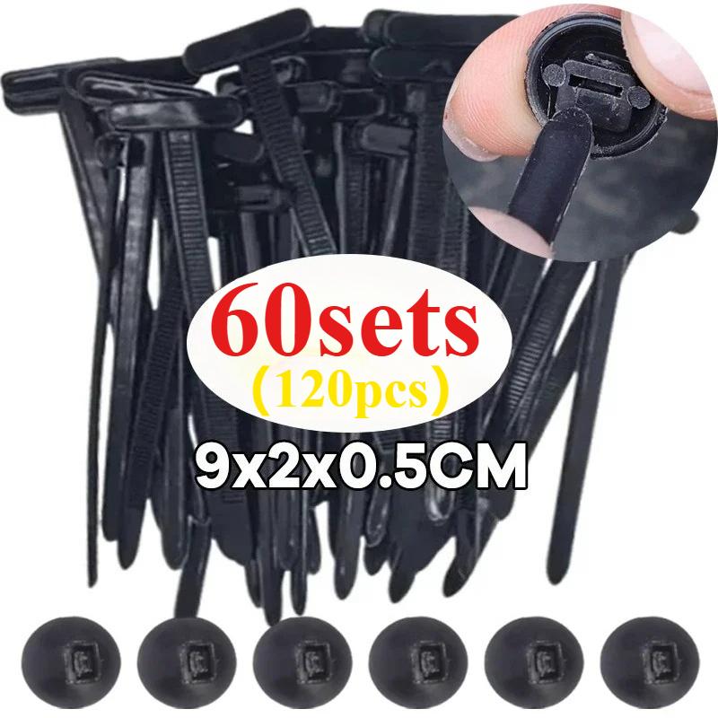 Heavy Duty Nylon Universal Cable Tie Buckle Auto Fasteners Car Body Engine Guards Underbody Panel Screw Replacement Tool