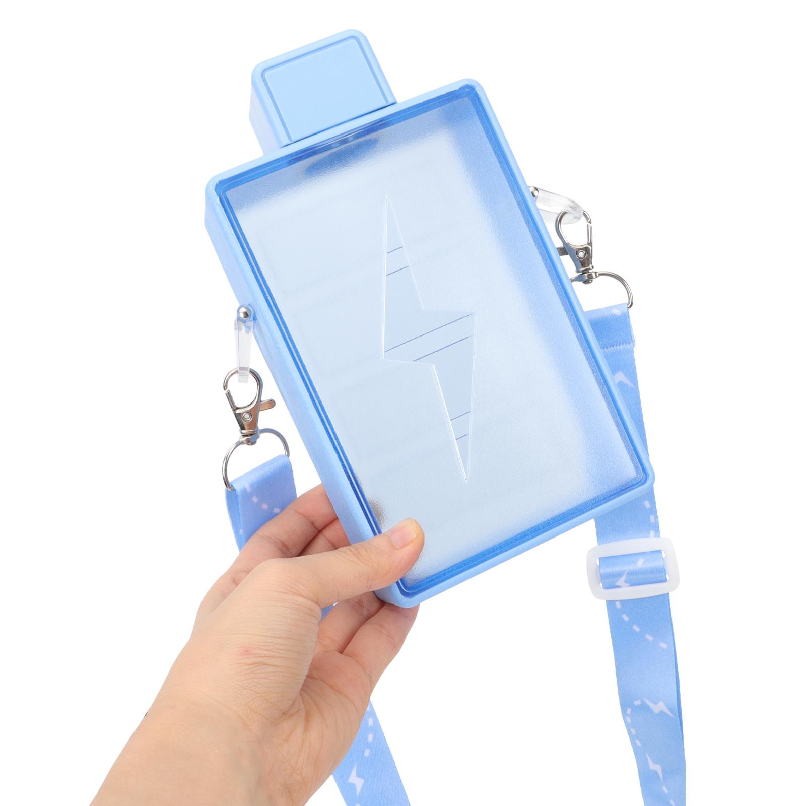 

Reusable Gym Water Bottle Flat Design Durable Leak Proof Convenient Sipping Bottle for Fitness Workout Travel Outdoor other