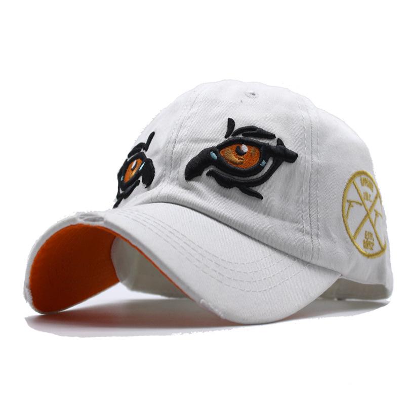 Baseball cap men's casual breathable trend fashion cap spring summer visor men's and women's washed hat tide
