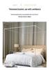 Freestanding Noble Style Foldable Mosquito Net for Bedroom - No-Installation Canopy for Large Beds