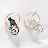 Creative Jewelry, Versatile Personalized Handmade Drip Cat Brooch, Corsage