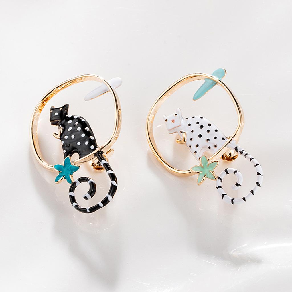 Creative Jewelry, Versatile Personalized Handmade Drip Cat Brooch, Corsage