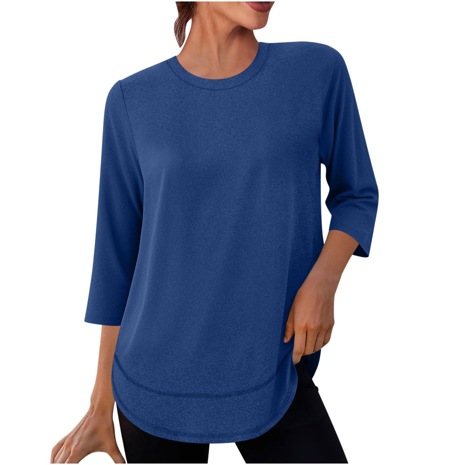 

Women s Fashion Casual Colour T,Shirt Top XL Темно-синій