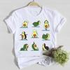 Short Sleeve Casual Tee Top Avocado Lovely Style Shirt Lady Clothes Fashion Tshirt Summer Female T Women Graphic T-shirts
